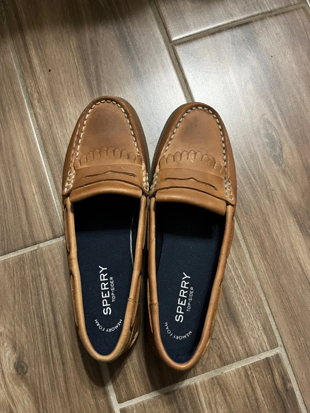 Sperry Avery Tan Leather Kiltie Penny Loafer New without 📦 - Picture 11 of 11